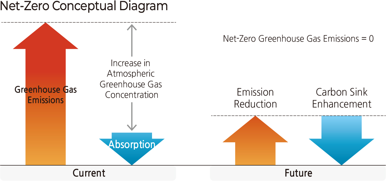 Net-Zero Conceptual Diagram