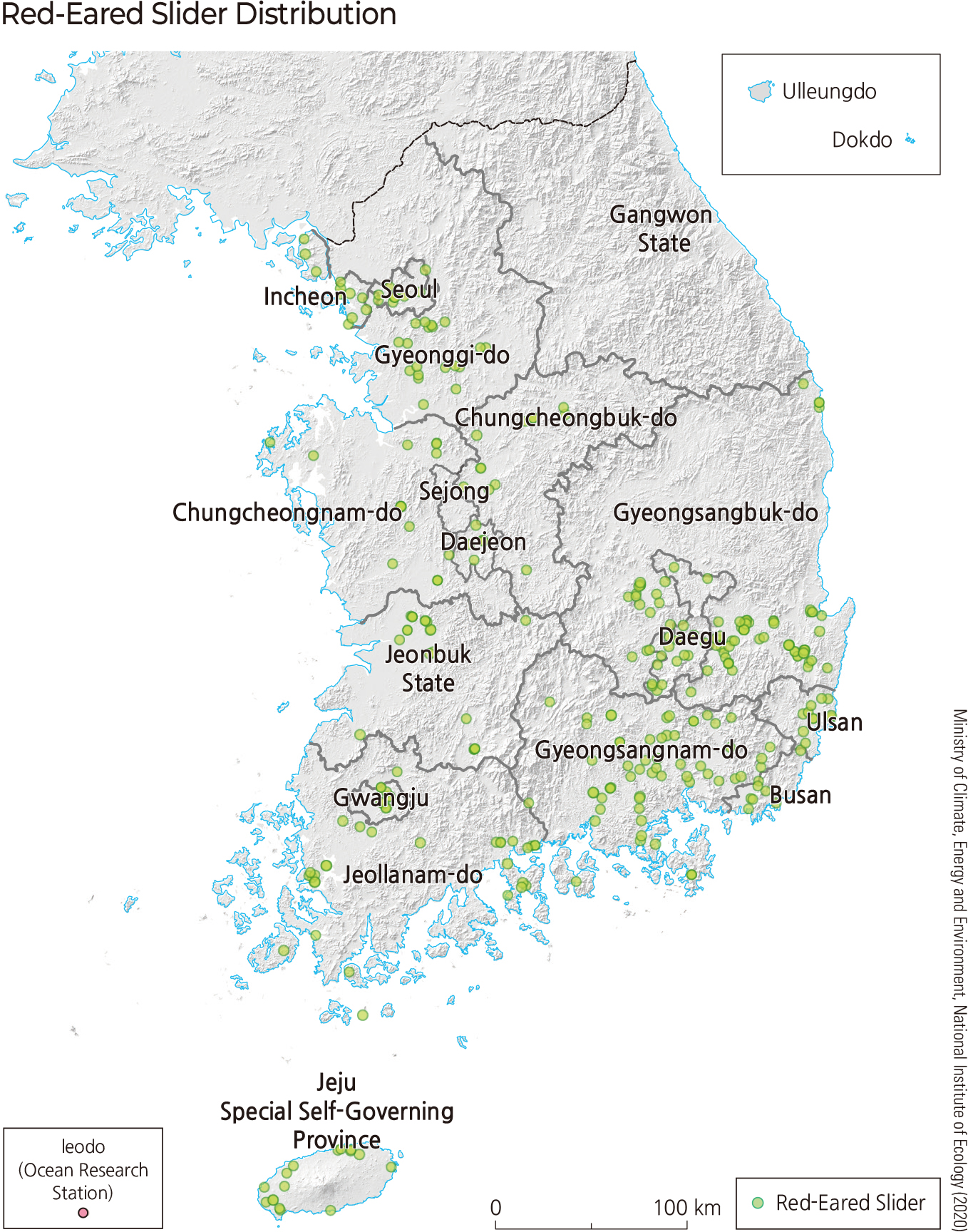 Red-Eared Slider Distribution