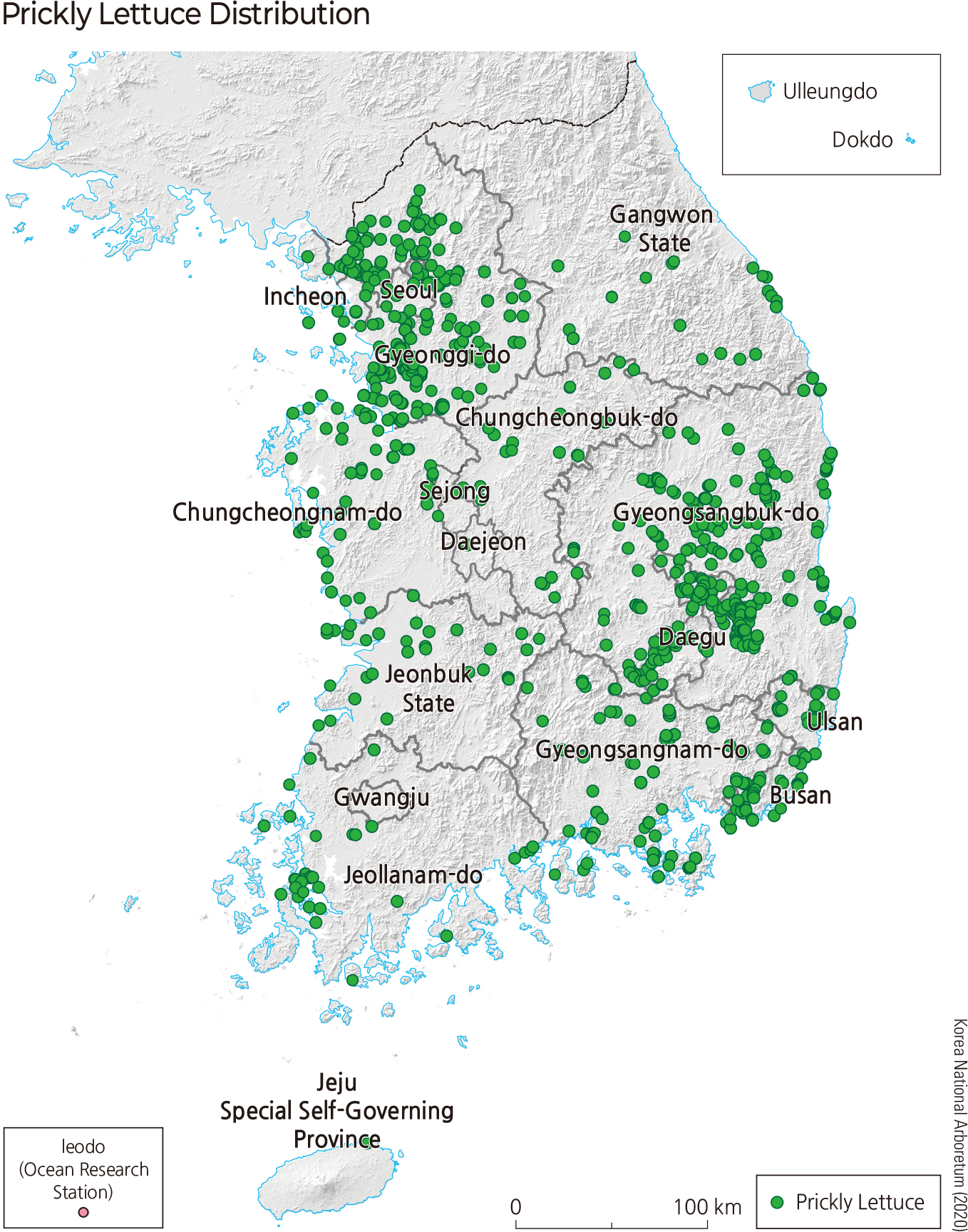 Prickly Lettuce Distribution
