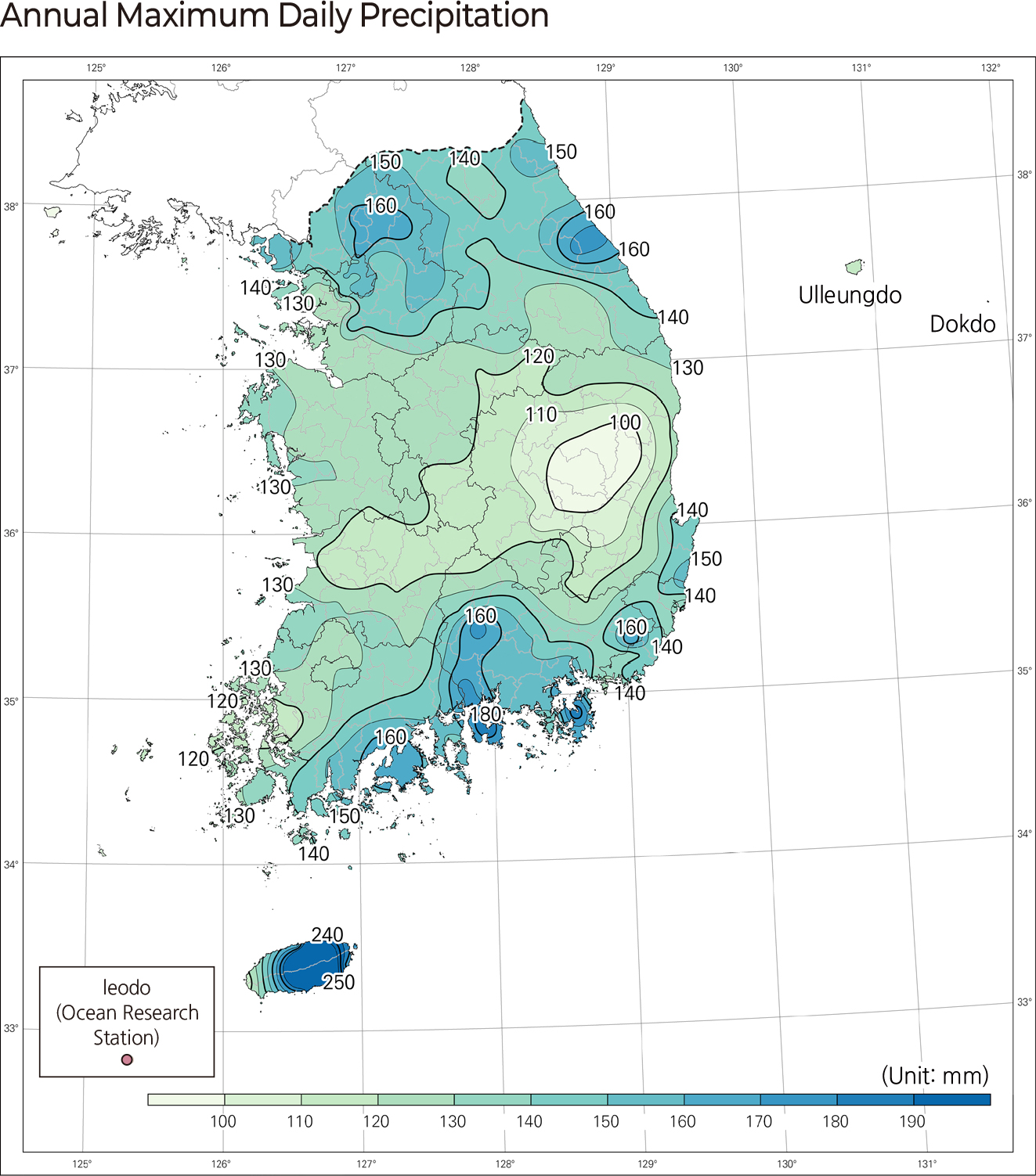 Annual Maximum Daily Precipitation