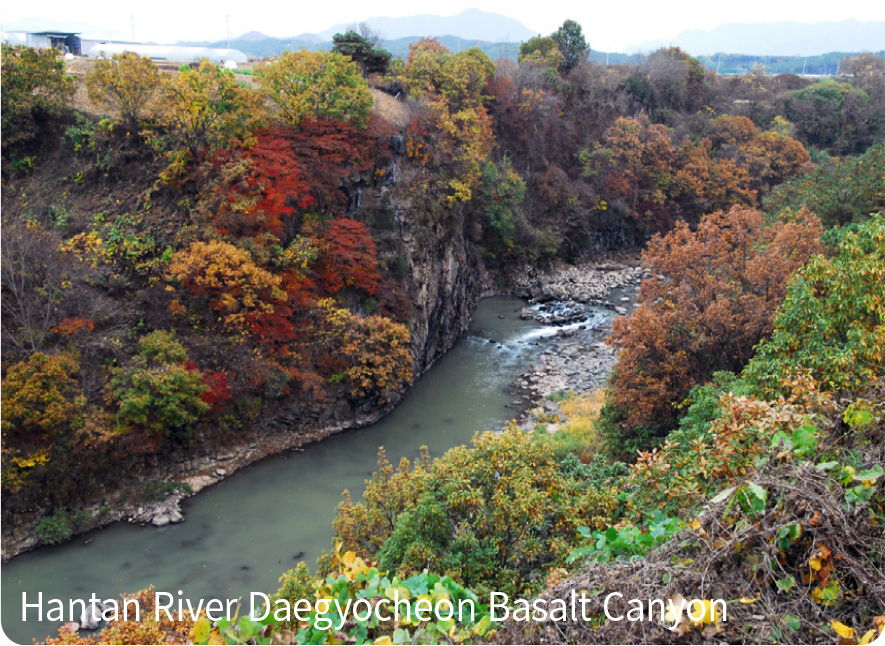 Hantan River Daeryocheon Basalt Canyon