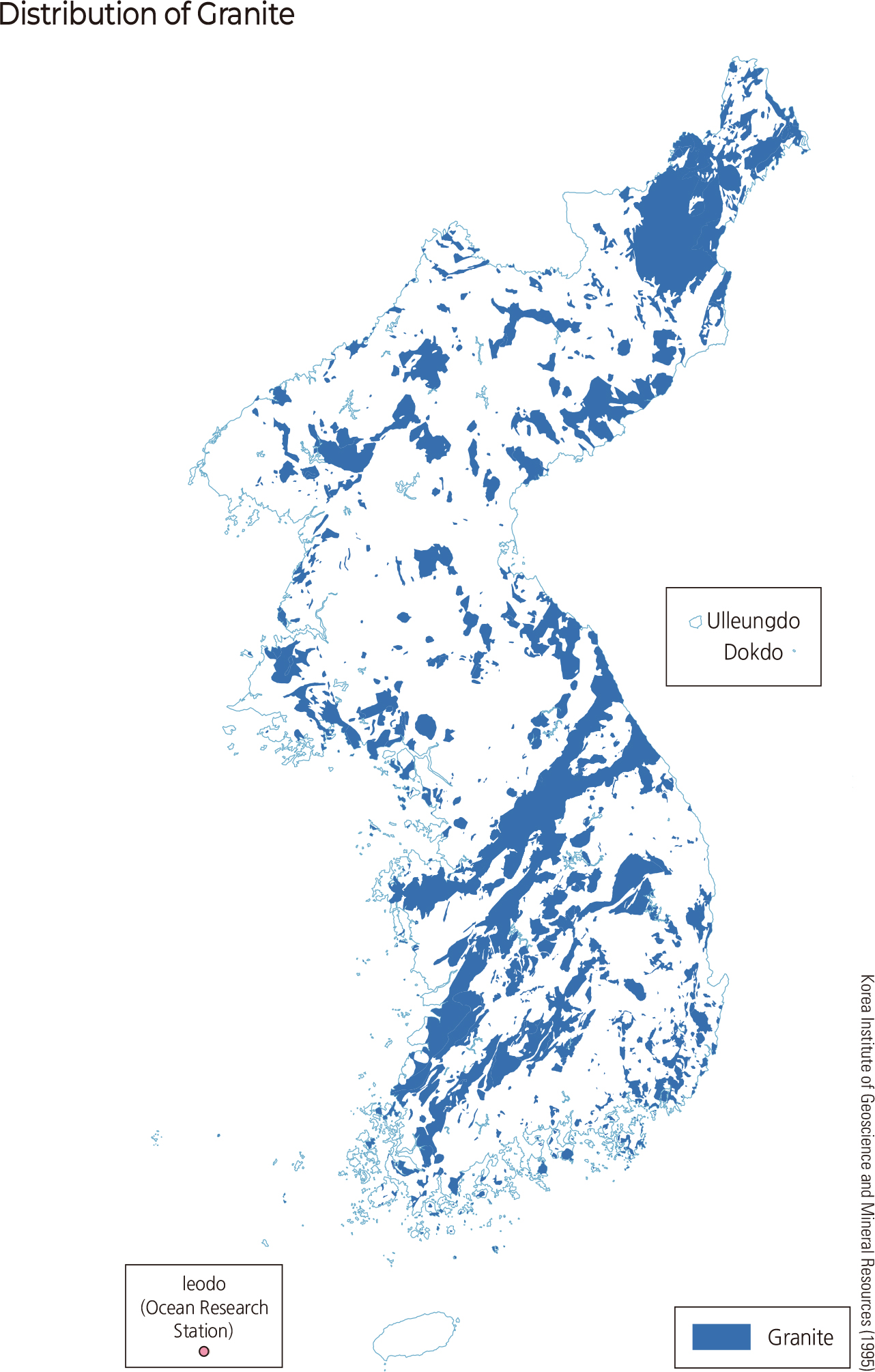 Distribution of Granite