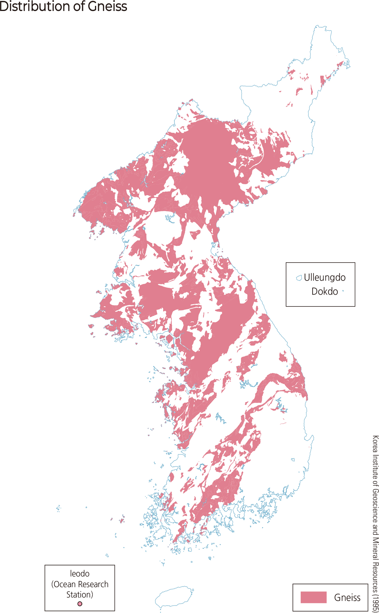 Distribution of Gneiss