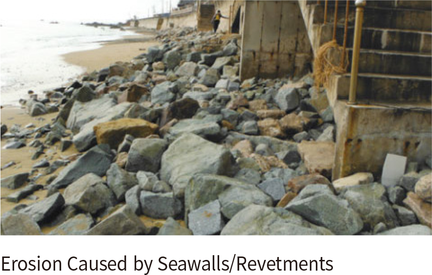 Erosion Caused by Seawalls/Revetments
