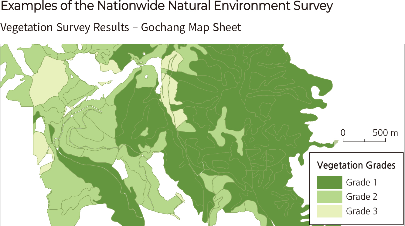 Examples of the Nationwide Natural Environment Survey